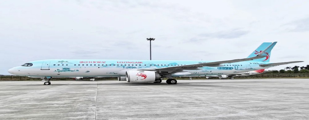 日照山太完成浙江長(zhǎng)龍航空飛機(jī)“詩(shī)畫江南 活力浙江”主題涂裝工作